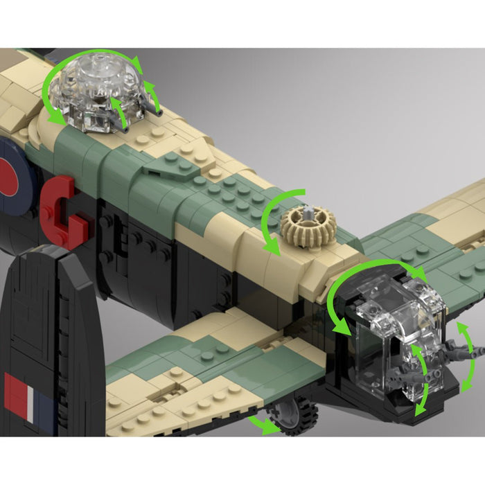 MOC - 235567 Avro Lancaster Building Blocks - LesDiy - Building Blocks -