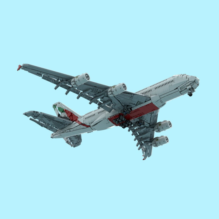 MOC - 235903 Emirates Airbus A380 Building Blocks - LesDiy - Building Blocks -