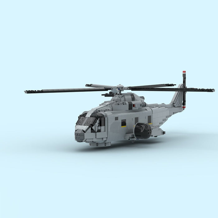 MOC - 236058 AgustaWestland AW - 101 Merlin Building Blocks - LesDiy - Building Blocks -