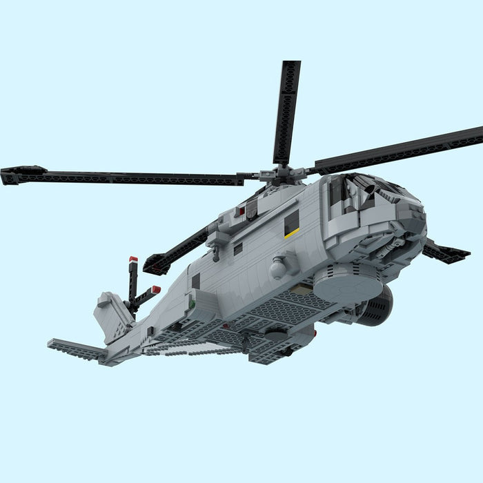 MOC - 236058 AgustaWestland AW - 101 Merlin Building Blocks - LesDiy - Building Blocks -