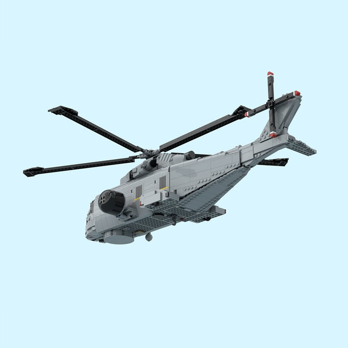 MOC - 236058 AgustaWestland AW - 101 Merlin Building Blocks - LesDiy - Building Blocks -