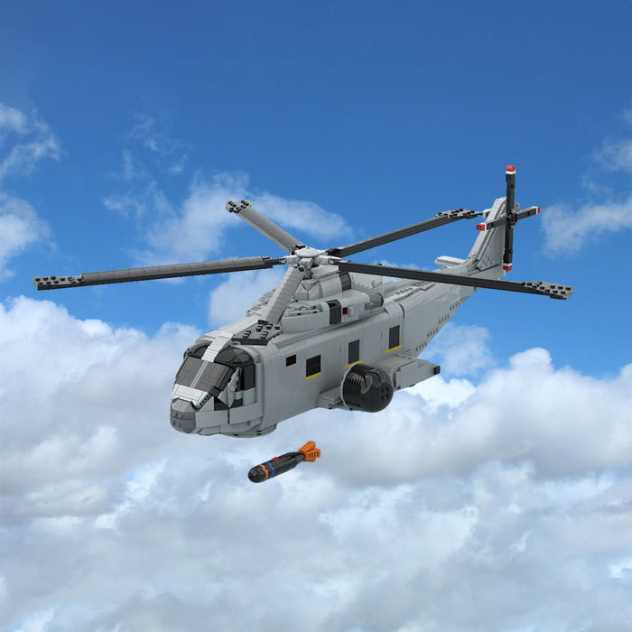 MOC - 236058 AgustaWestland AW - 101 Merlin Building Blocks - LesDiy - Building Blocks -