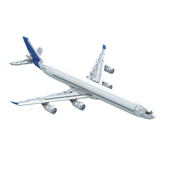 MOC - 236336 Airbus A340 - 600 Factory Livery Building Blocks - LesDiy - Building Blocks -
