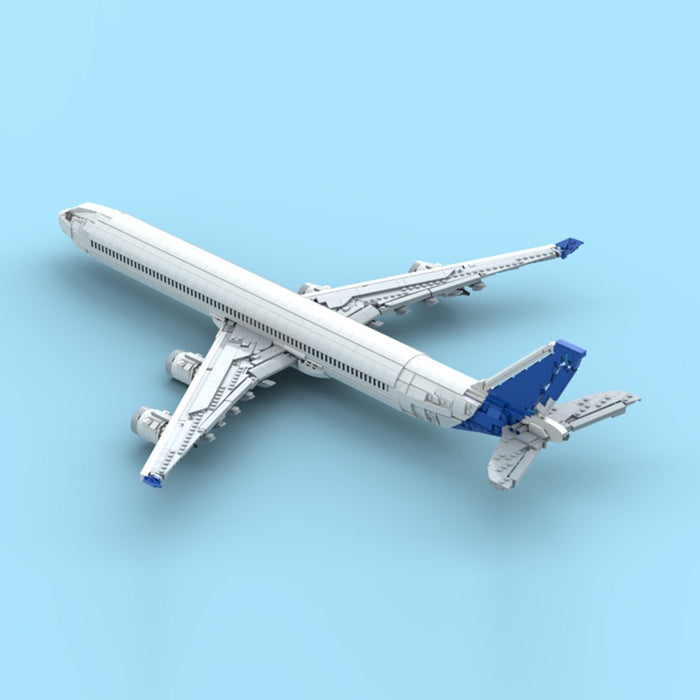 MOC - 236336 Airbus A340 - 600 Factory Livery Building Blocks - LesDiy - Building Blocks -