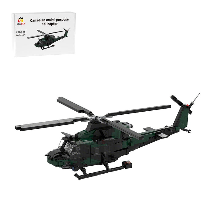 MOC - 236728 CH - 146 | Canadian Multirole Helicopter Building Blocks - LesDiy - Building Blocks -