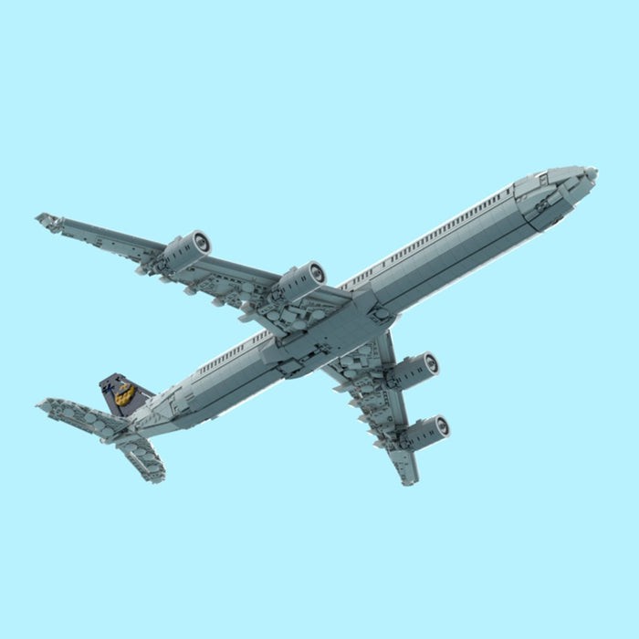 MOC - 237688 Lufthansa Airbus A340 - 600 Building Blocks - LesDiy - Building Blocks -