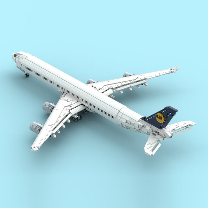 MOC - 237688 Lufthansa Airbus A340 - 600 Building Blocks - LesDiy - Building Blocks -