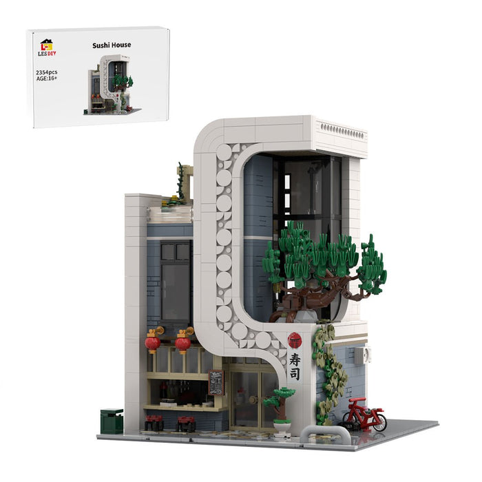 MOC - 237866 Japanese Sushi Restaurant Building Blocks - LesDiy - MOC -