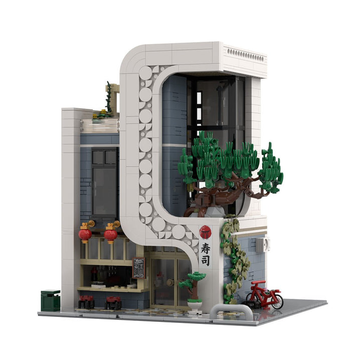 MOC - 237866 Japanese Sushi Restaurant Building Blocks - LesDiy - MOC -