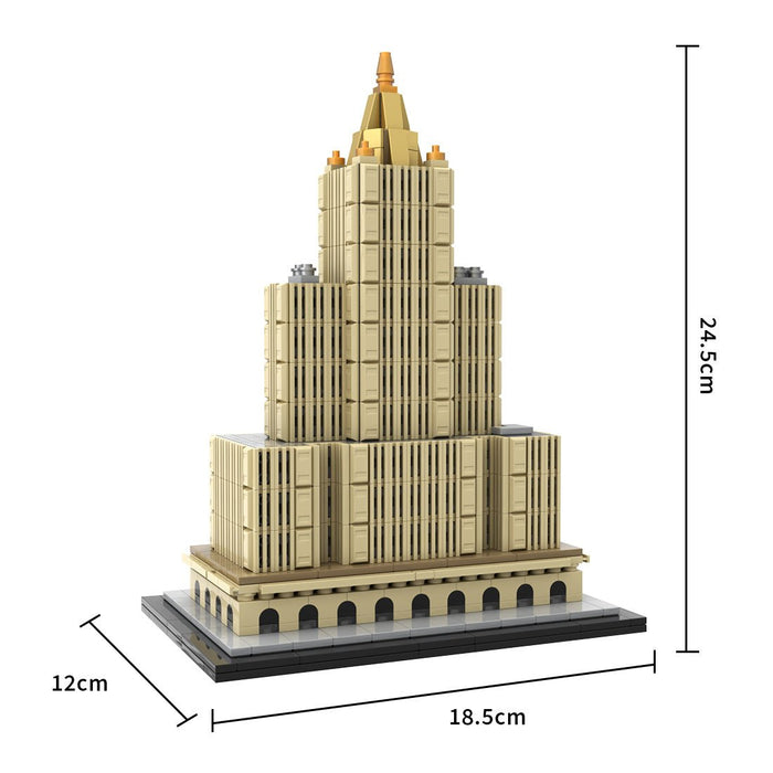 MOC - 239057 1:800 Scale New York Life Building Blocks - LesDiy - Building Blocks -