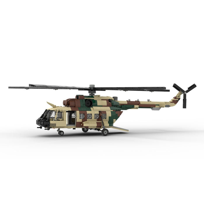 MOC - 239414 1/35 Scale MIL Mi - 17 Building Blocks - LesDiy - building blocks - Gray