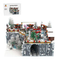 MOC-239640 Winter Village Christmas Market Building Blocks (Copy)-LesDiy -