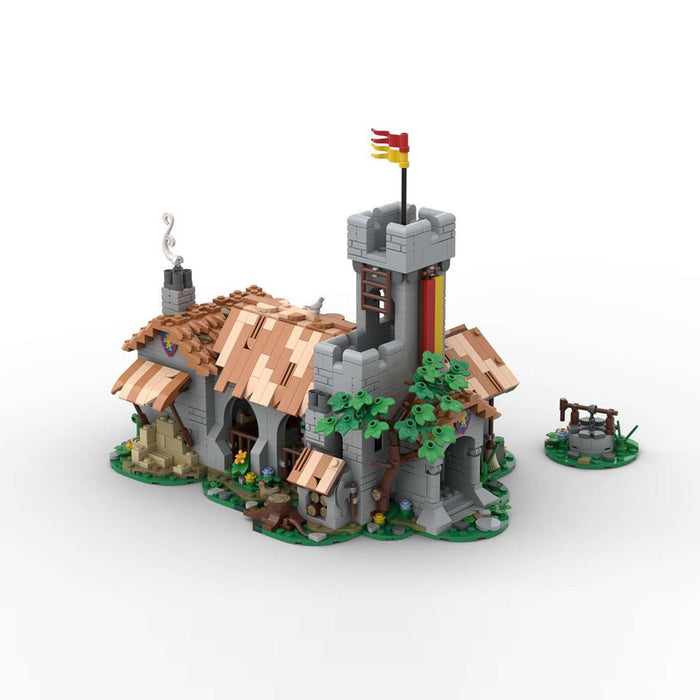MOC - 241328 Lion Knight Royal Stable Building Blocks - LesDiy - Building Blocks -