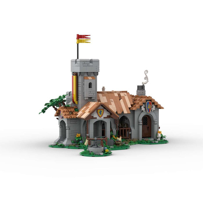 MOC - 241328 Lion Knight Royal Stable Building Blocks - LesDiy - Building Blocks -