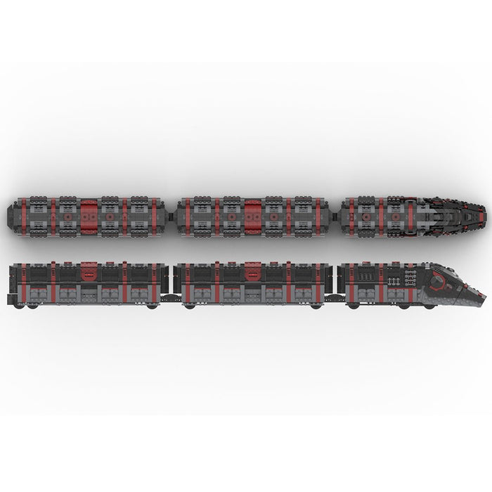 MOC - 241591 Bolt X 'Eras' Troop Transport / Recon Train Building Blocks - LesDiy - MOC -