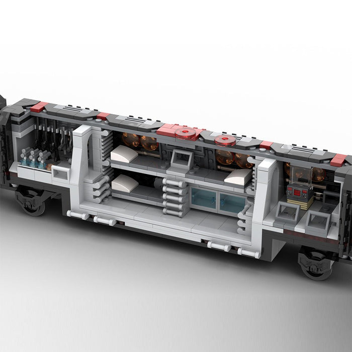 MOC - 241591 Bolt X 'Eras' Troop Transport / Recon Train Building Blocks - LesDiy - MOC -
