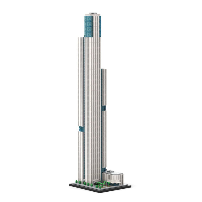 MOC - 241968 1:800 Scale Tower 1 at Nanjing Financial City Building Blocks - LesDiy - Building Blocks -
