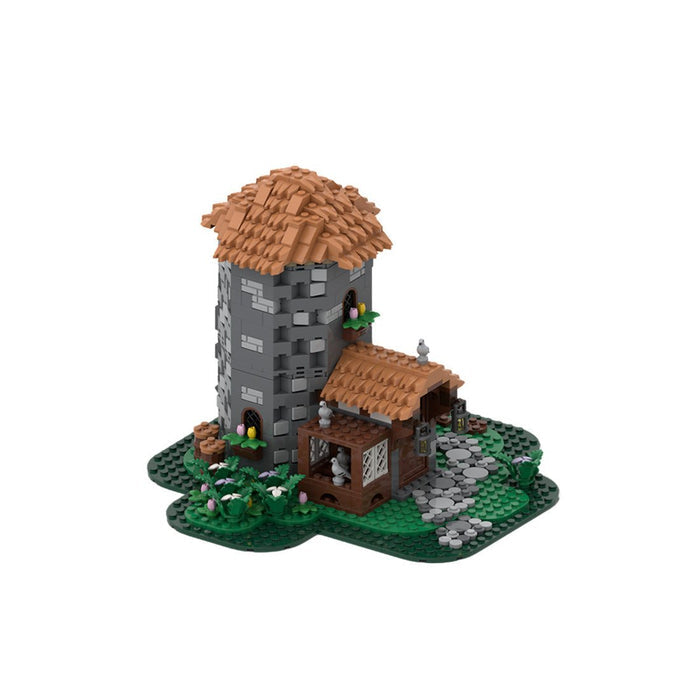 MOC-243065 Pigeon Keeper's House Medieval Village Building Blocks-LesDiy-MOC-