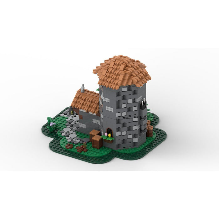 MOC-243065 Pigeon Keeper's House Medieval Village Building Blocks-LesDiy-MOC-