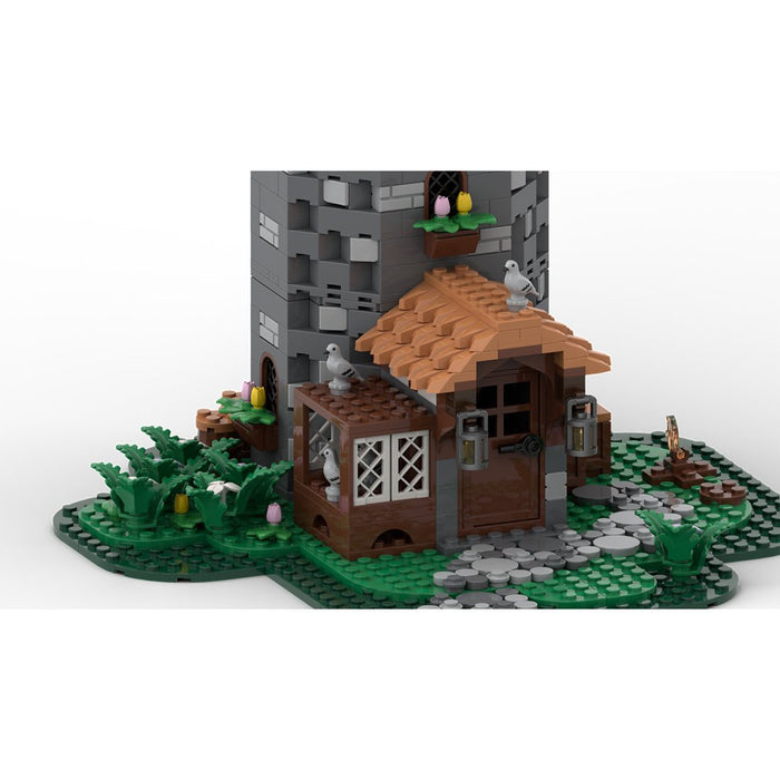 MOC-243065 Pigeon Keeper's House Medieval Village Building Blocks-LesDiy-MOC-