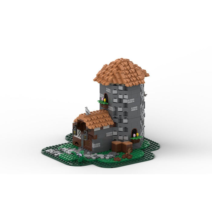 MOC-243065 Pigeon Keeper's House Medieval Village Building Blocks-LesDiy-MOC-