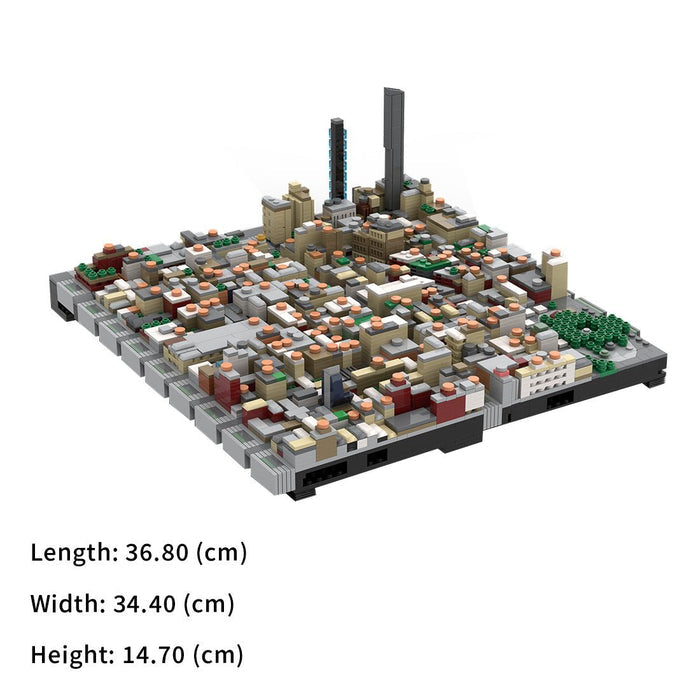 MOC - 243095 1/2000 Scale Manhattan Midtown Flatiron District Building Blocks - LesDiy - Building Blocks -