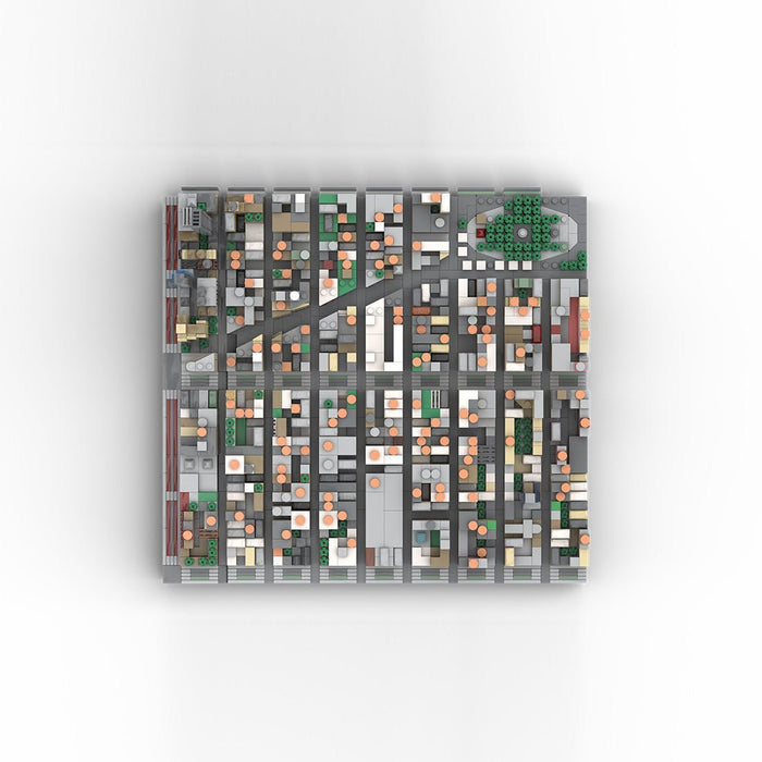MOC - 243095 1/2000 Scale Manhattan Midtown Flatiron District Building Blocks - LesDiy - Building Blocks -
