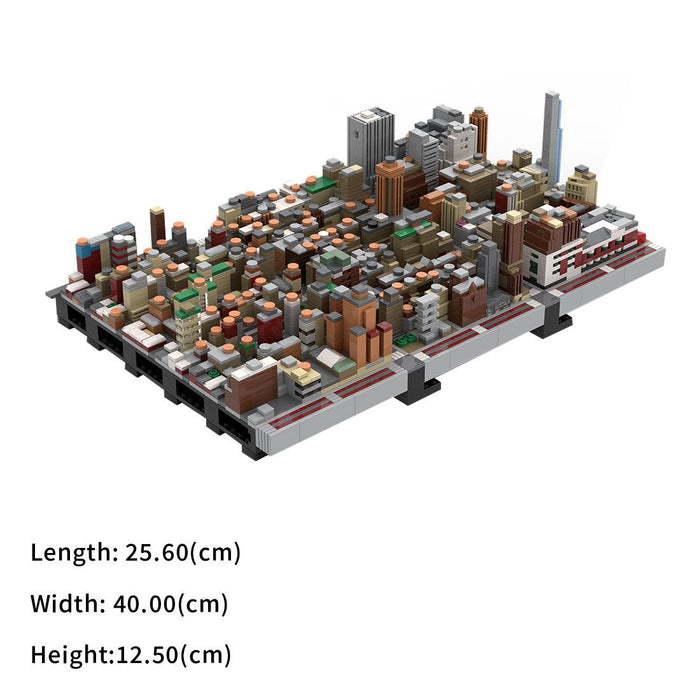 MOC - 243095 1/2000 Scale Manhattan Midtown Garment District Building Blocks - LesDiy - Building Blocks -