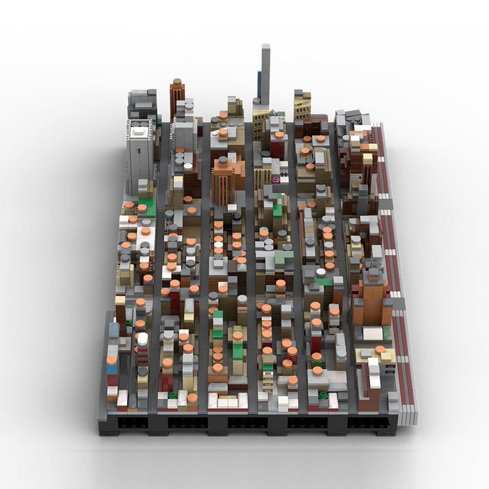 MOC - 243095 1/2000 Scale Manhattan Midtown Garment District Building Blocks - LesDiy - Building Blocks -