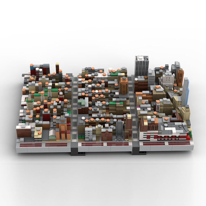 MOC - 243095 1/2000 Scale Manhattan Midtown Garment District Building Blocks - LesDiy - Building Blocks -