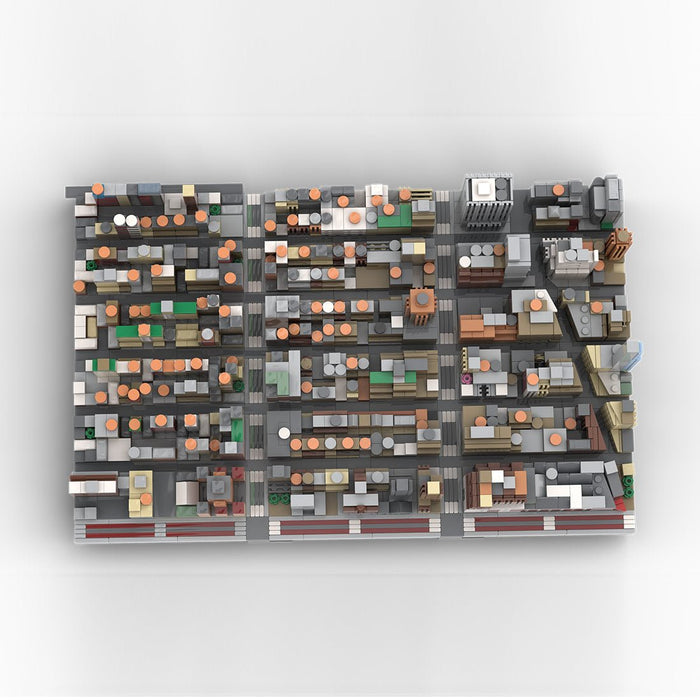 MOC - 243095 1/2000 Scale Manhattan Midtown Garment District Building Blocks - LesDiy - Building Blocks -