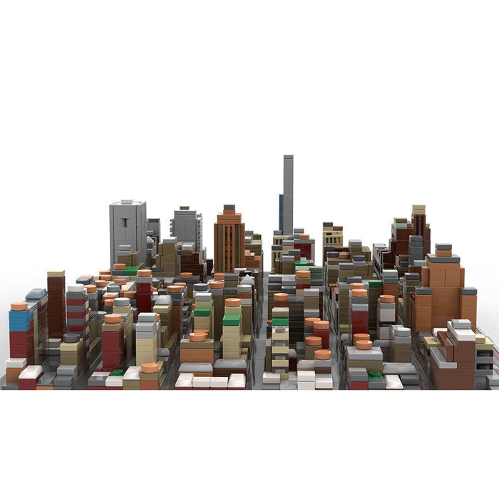 MOC - 243095 1/2000 Scale Manhattan Midtown Garment District Building Blocks - LesDiy - Building Blocks -