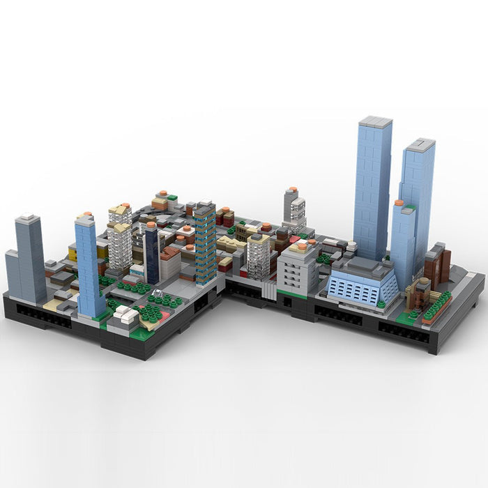 MOC - 243095 1/2000 Scale Manhattan Midtown Hudson Yards Area Building Blocks - LesDiy - Building Blocks -