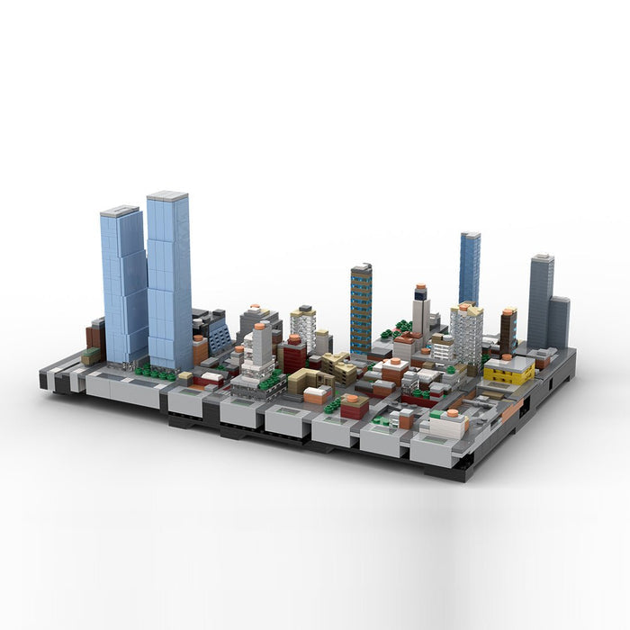 MOC - 243095 1/2000 Scale Manhattan Midtown Hudson Yards Area Building Blocks - LesDiy - Building Blocks -