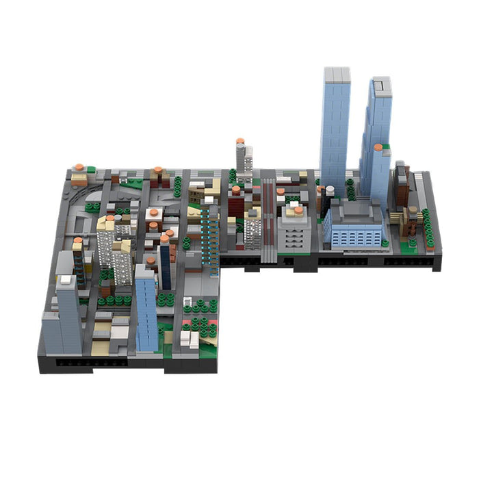 MOC - 243095 1/2000 Scale Manhattan Midtown Hudson Yards Area Building Blocks - LesDiy - Building Blocks -