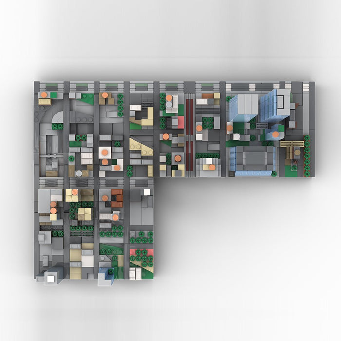 MOC - 243095 1/2000 Scale Manhattan Midtown Hudson Yards Area Building Blocks - LesDiy - Building Blocks -