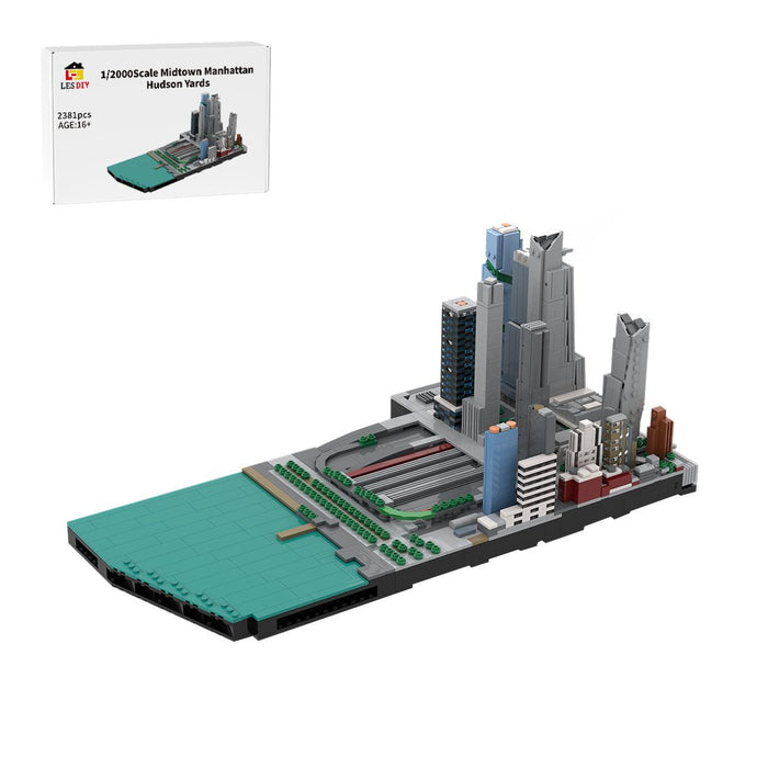 MOC - 243095 1/2000 Scale Manhattan Midtown Hudson Yards Building Blocks - LesDiy - Building Blocks -
