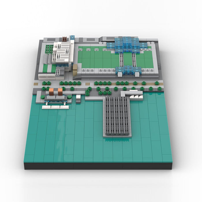 MOC - 243095 1/2000 Scale Manhattan Midtown Javits Center Building Blocks - LesDiy - Building Blocks -