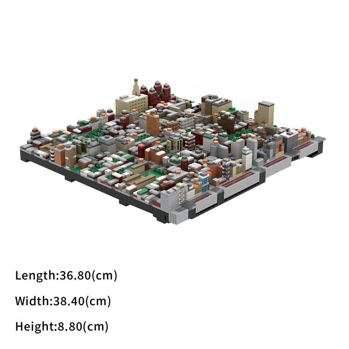 MOC - 243095 1/2000 Scale Midtown Manhattan Gramercy Building Blocks - LesDiy - Building Blocks -