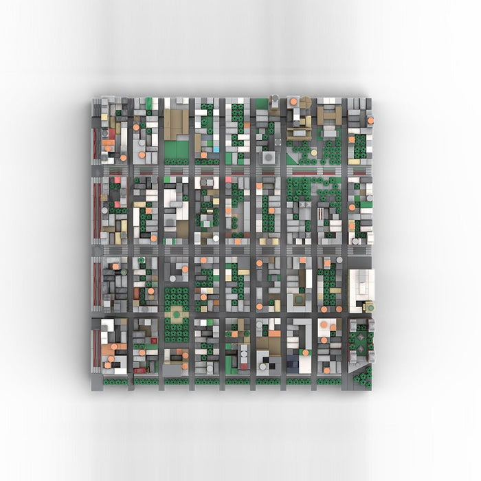 MOC - 243095 1/2000 Scale Midtown Manhattan Gramercy Building Blocks - LesDiy - Building Blocks -
