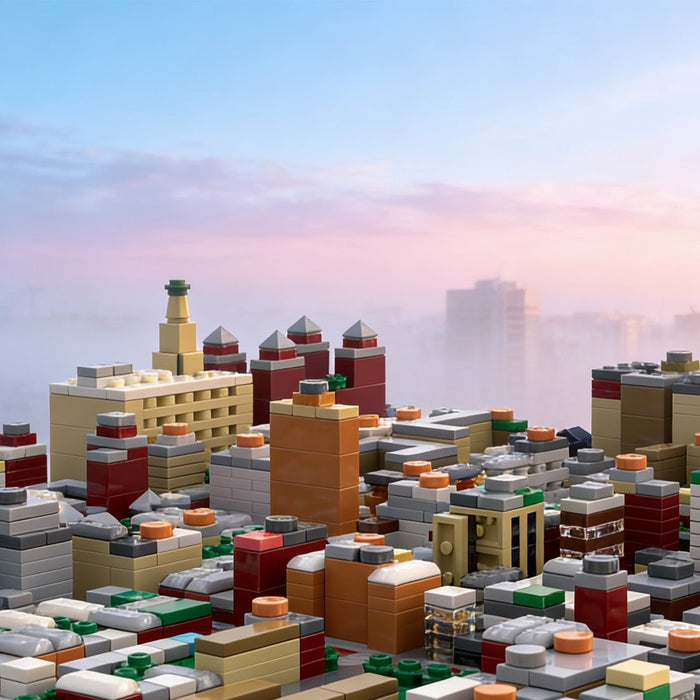 MOC - 243095 1/2000 Scale Midtown Manhattan Gramercy Building Blocks - LesDiy - Building Blocks -