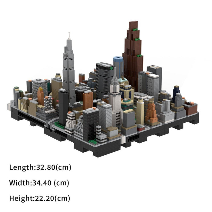 MOC - 243095 1/2000 Scale Midtown Manhattan Grand Central Buildig Blocks - LesDiy - Building Blocks -