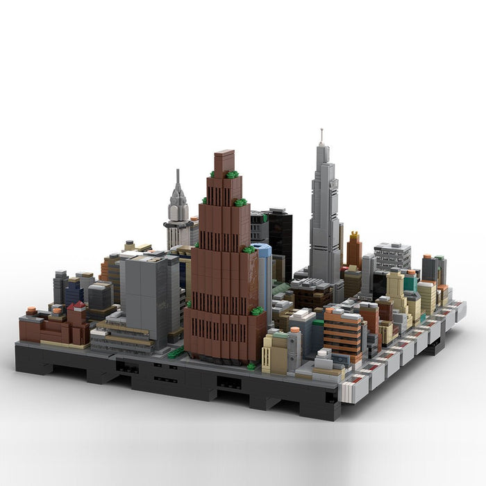 MOC - 243095 1/2000 Scale Midtown Manhattan Grand Central Buildig Blocks - LesDiy - Building Blocks -