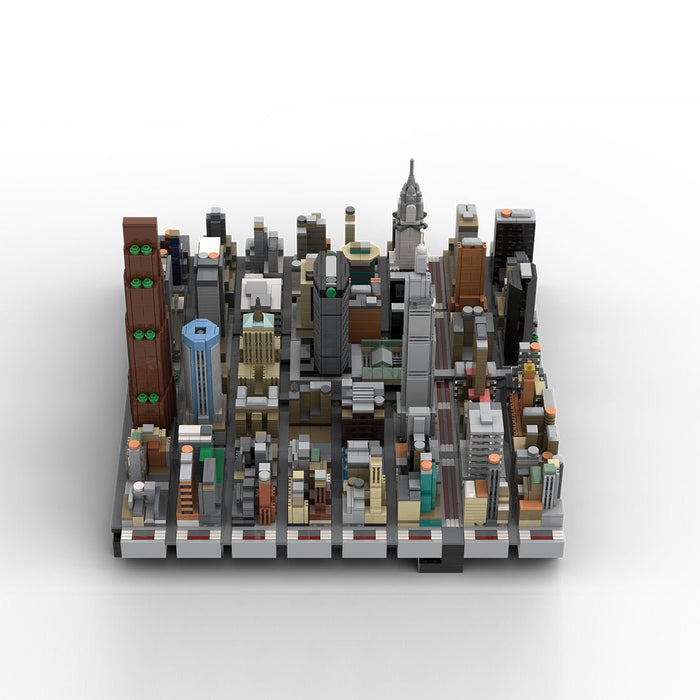 MOC - 243095 1/2000 Scale Midtown Manhattan Grand Central Buildig Blocks - LesDiy - Building Blocks -