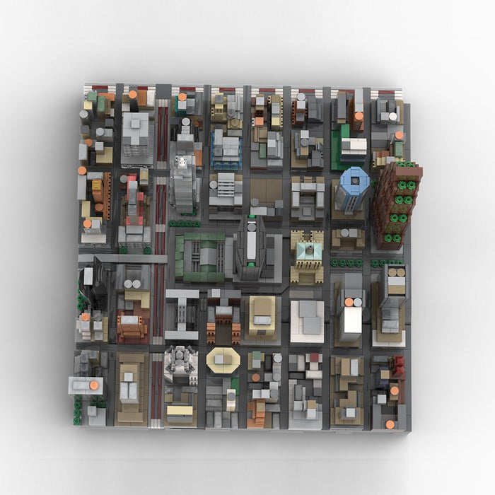 MOC - 243095 1/2000 Scale Midtown Manhattan Grand Central Buildig Blocks - LesDiy - Building Blocks -