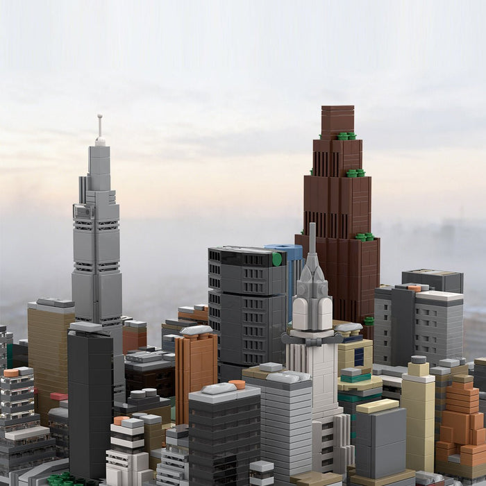 MOC - 243095 1/2000 Scale Midtown Manhattan Grand Central Buildig Blocks - LesDiy - Building Blocks -