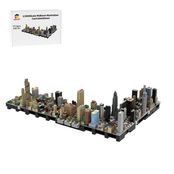 MOC - 243095 Midtown Manhattan - Centralmidtown Building Blocks - LesDiy - Building Blocks -