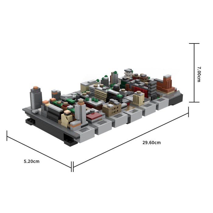 MOC - 243095 Midtown Manhattan - Chelsea M3 Building Blocks - LesDiy - Building Blocks -