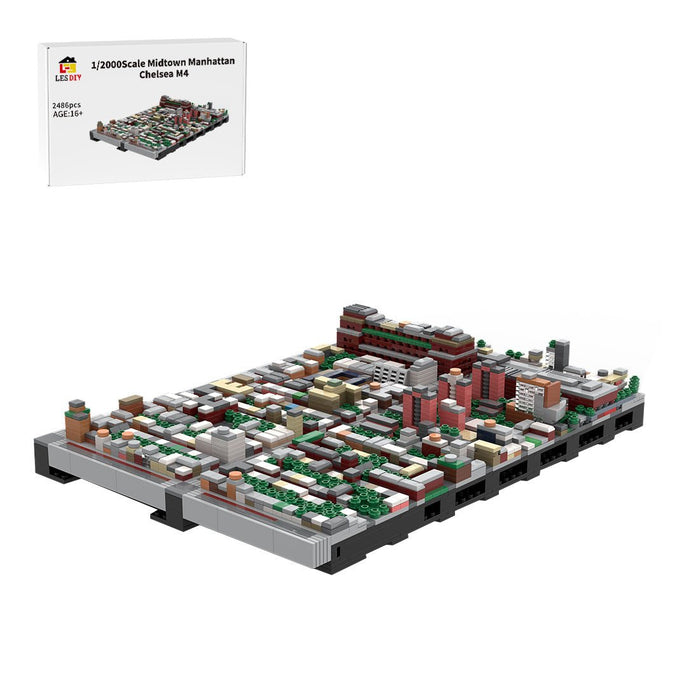 MOC - 243095 Midtown Manhattan - Chelsea M4 Building Blocks - LesDiy - Building Blocks -