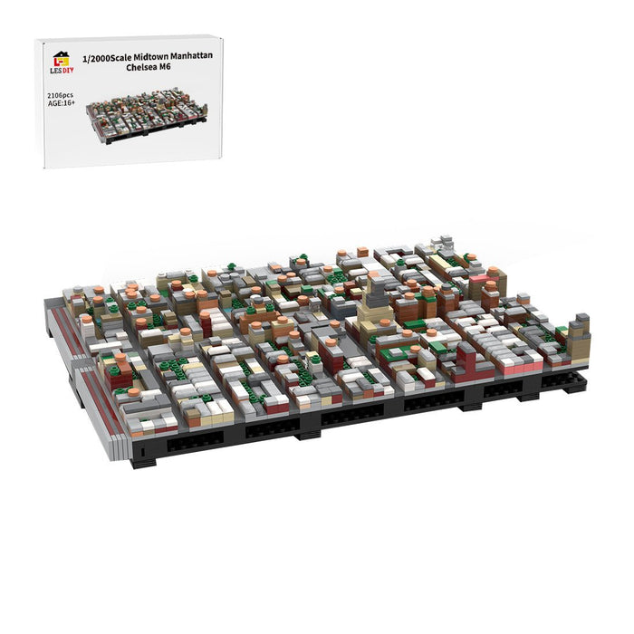 MOC - 243095 Midtown Manhattan - Chelsea M6 Building Blocks - LesDiy - Building Blocks -